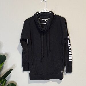 Victoria's Secret Sport dark Gray drawstring cowl neck sweatshirt XS